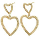 Серьги-гвоздики из латуни KK-N232-103-NF-4