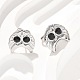 Серьги-гвоздики из нержавеющей стали 304 EJEW-F361-02P-5