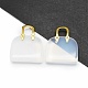 Подвески из опалитовой латуни KK-E274-01G-01-2
