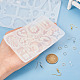 Pandahall 2 шт. 2 стильные геометрические подвесные силиконовые Молды DIY-TA0005-01-6