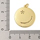 Стойки обшивки латунь микро проложить Циркон подвеску KK-C074-50G-3