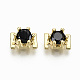 Латунь микро проложить Циркон кабошоны KK-S061-48G-A-NR-1