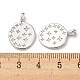 Латунные микро проложить кубического циркония подвески KK-Q809-06P-3
