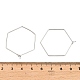 Латунная фурнитура для хооп серег KK-R112-039C-3