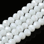 Стеклянные бусины с гальваническим покрытием  EGLA-A034-P2mm-A02