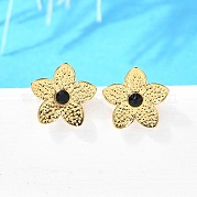 Серьги-гвоздики из нержавеющей стали 304 EJEW-F361-17G