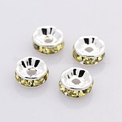 Латунь марки А горный хрусталь Spacer бисер RB-A014-Z6mm-13S