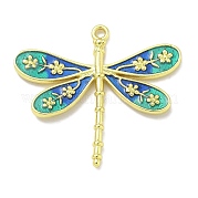 Подвески из латуни с эмалью в стойку KK-L224-042G-03