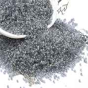 Прозрачные внутри цветные стеклянные бусины SEED-H003-04C