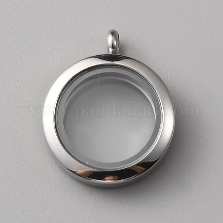 Подвески-медальоны из нержавеющей стали 304 STAS-WH0027-44P-1