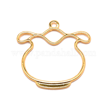 Подвески с подвесками из сплава с открытой спиной PALLOY-WH0088-56-1