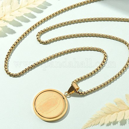 201 подвеска из нержавеющей стали NJEW-Z058-01G-1