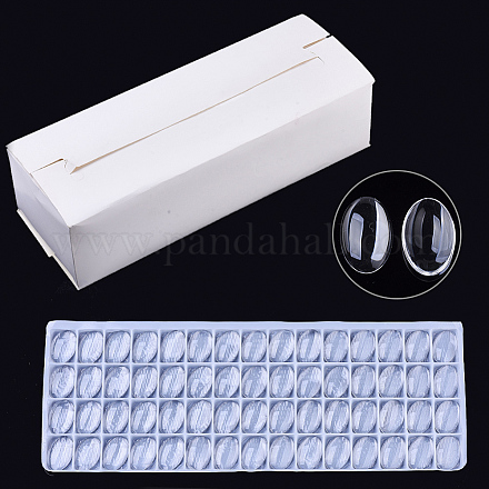 Прозрачные стеклянные кабошоны GGLA-R022-20x30-B-1