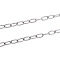 2Pcs 2 Style 304 Stainless Steel Cable Chain, Soldered, Stainless Steel Color, 1pcs/style