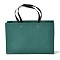 Rectangle Paper Bags, with Nylon Handles, for Gift Bags and Shopping Bags, Dark Slate Gray, 29x0.4x19cm