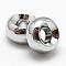 Brass Spacer Beads, Rondelle, Cadmium Free & Nickel Free & Lead Free, Real Platinum Plated, 5x3mm, Hole: 2mm