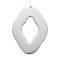 Non-Tarnish 304 Stainless Steel Pendants, Hollow Flower, Stainless Steel Color, 35x25x1mm, Hole: 1.2mm