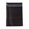 PVC Zip Lock Bags, Rectangle Packaging Bags, Top Self Seal Pouches, Black, 12.9x8.9cm, Unilateral Thickness: 7.8 Mil(0.2mm)