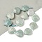 Natural Amazonite Beads Strands, Teardrop, Faceted, with Seed Beads, 12x12x5~6mm, Hole: 1mm, about 12pcs/strand, 6.69''(17cm)
