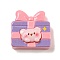Birthday Theme Opaque Resin Decoden Cabochons, Cartoon Cabochons, for Jewelry Making, Box, 24x24x9mm