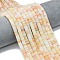 Natural Red Aventurine Beads Strands, Frosted, Disc Beads, Heishi Beads, 6~6.5x1~1.5mm, Hole: 0.9mm, about 242~244pcsrand, 15.16~15.35 inch(38.5~39cm)