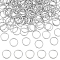 150Pcs 304 Stainless Steel Jump Rings, Closed but Unsoldered, Open Jump Rings, Round Ring, Stainless Steel Color, 15 Gauge, 15x1.5mm, Inner Diameter: 12.3mm