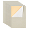 Jewelry Flocking Cloth, Polyester, Self-adhesive Fabric, Rectangle, Silver, 29.5x20x0.07cm, 20pcs/set