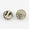 Tarnish Resistant Stainless Steel Badge Lapel Pin Back Butterfly Clutches, Tie Tack Pin, Brooch Findings, Stainless Steel Color, 11.5x5mm, Hole: 1mm