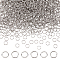 UNICRAFTALE about 1000pcs Metal Open Jump Ring Stainless Steel Jewelry Jump Rings Keychain Rings for DIY Jewelry Making Inner 6mm