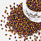 12/0 Opaque Glass Seed Beads, Opaque Colours Seep, Round Hole, Flat Round, Blue, 2~2.5x1.5~2mm, Hole: 0.7mm, about 450g/Pound