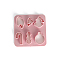 Christmas Theme ABS Plastic Plasticine Tools, Clay Dough Cutters, Moulds, Modelling Tools, Modeling Clay Toys for Children, Snowman/Candy Cane, Hat, 10x10cm