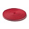 Polyester Stripe Ribbons, Garment Accessories, White, Red, 3/8 inch(10mm), about 54.68 Yards(50m)/Roll