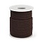 Nylon Threads, Milan Cords/Twisted Cords, Coconut Brown, 3mm, about 21.87 yards(20m)/roll