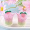 Luminous Resin Pendants, Ice Fruit Drink Charms, Imitation Food, Glow in Dark, Pink, 35x44mm