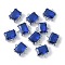 Brass Pave Cubic Zirconia Connector Charms, Rack Plating, Long-Lasting Plated, Cadmium Free & Lead Free, Platinum, Rectangle, 10x9.5x4mm, Hole: 1mm