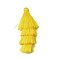 Polyester Tassel Pendants, Yellow, 84~85x28~35mm