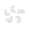 Opalite Beads, Half Moon, 16x11~12x4~4.5mm, Hole: 1~1.2mm
