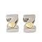 Brass Beads, Cadmium Free & Lead Free, Platinum & Golden, Letter Z, 10.5x8x7.5mm, Hole: 5x4mm
