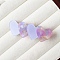 Cellulose Acetate Alligator Hair Clips for Women Girls, Heart, Light Blue, 70x20x20mm