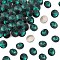 Preciosa® MAXIMA Crystal Round Stones, Czech Crystal, Bicone(436 11 177 Rivoli), Dura Foiling, 50730 Emerald, SS29(6.15~6.35mm)