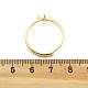 Плоские круглые латунные регулируемые кольца KK-G527-01B-G-3