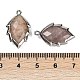 Подвески из натурального солнечного камня в форме листа G-I375-04P-07-3