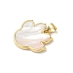Подвески из латуни из натуральных ракушек KK-L239-068G-2