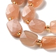 Натуральный Sunstone бисер пряди G-H061-A02-01-4