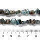 Бусы из натурального зеленого кианита G-P497-01C-56-5