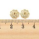 Латунь микро проложить кубический цирконий шарик KK-H452-30G-3
