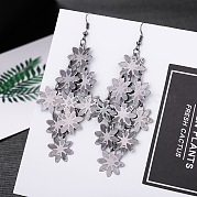 Серьги-подвески в виде кисточек из сплава листьев SV1506-8