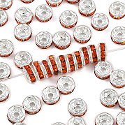 Латунь марки А горный хрусталь Spacer бисер RB-A014-Z6mm-20S