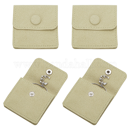 Мешочки из микрофибры с клапаном для украшений ABAG-WH0038-44-1