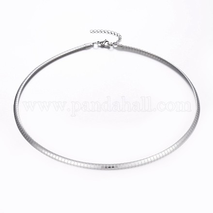 Не тускнеющие цепочки из нержавеющей стали 304 NJEW-I205-02P-4MM-1
